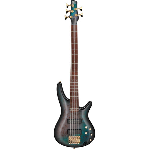 Ibanez SR405EPBDX 5-String Bass Guitar - Jatoba, Tropical Seafloor Burst view 2