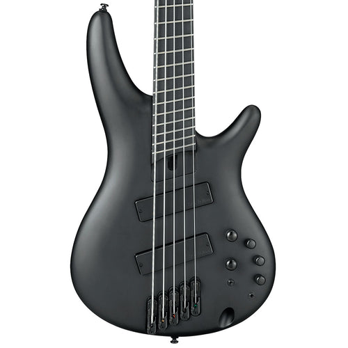 Ibanez SRMS625EX 5-String Bass - Black Flat view 1