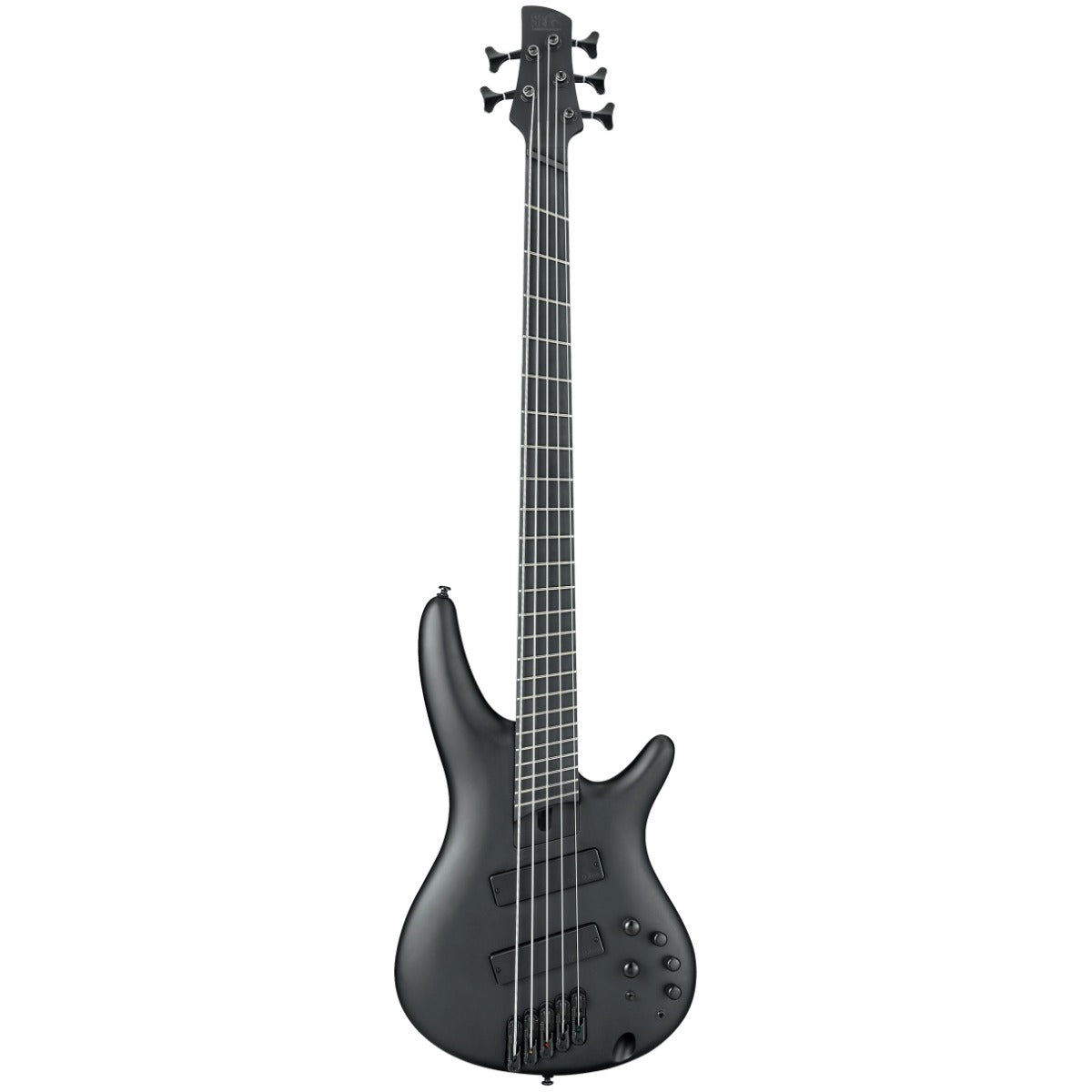 Ibanez SRMS625EX 5-String Bass - Black Flat view 3
