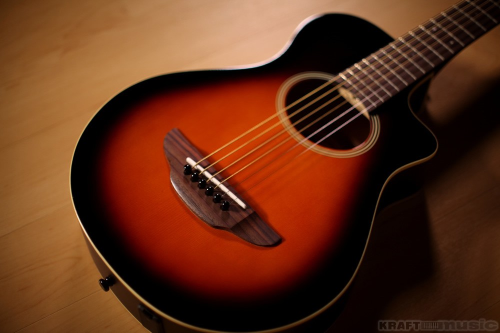 Yamaha APXT2 3/4 Scale Thinline Acoustic-Electric Guitar - Old Violin Sunburst