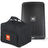 Collage of the components in the JBL EON ONE Compact Portable PA Speaker CARRY BAG KIT bundle