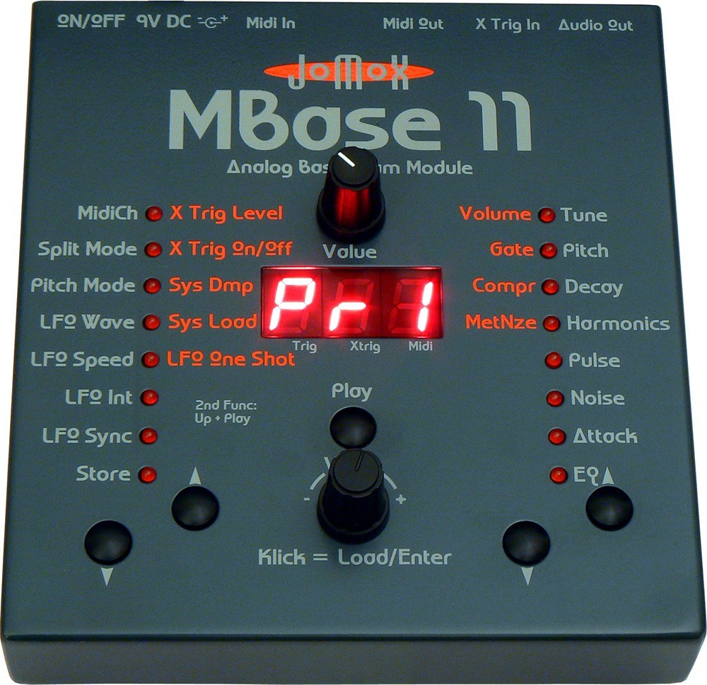 Jomox MBase 11 アナログベースドラムモジュール JOMOX MBase11 アナログ・バスドラム音源モジュール