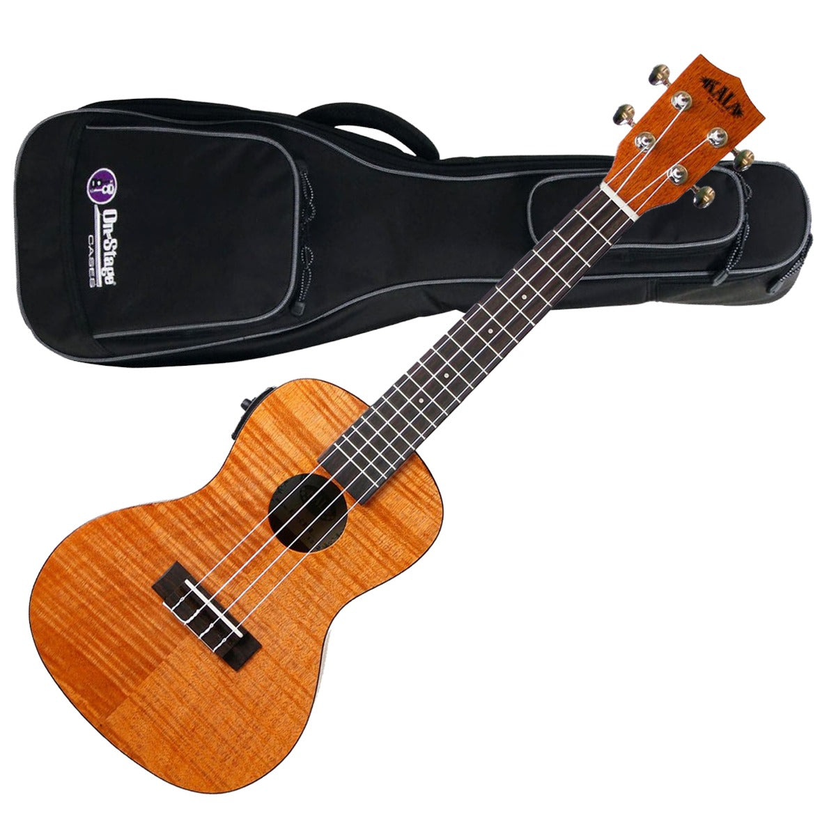 Kala KA-CEME Acoustic-Electric Concert Ukulele - Satin UKE PAK