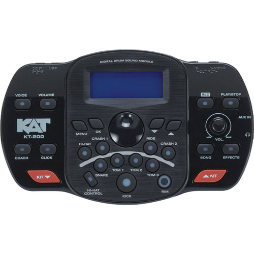 Top view of Kat Percussion KT-200 drum sound module