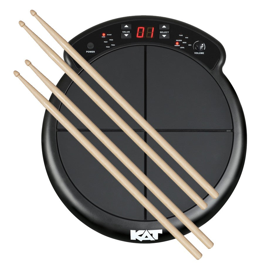 KAT Percussion KTMP1 Electronic Drum & Percussion Pad Sound Module BONUS PAK