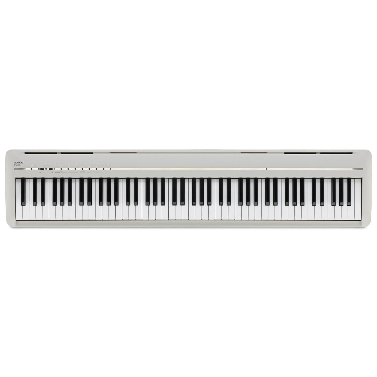 Kawai ES120 Portable Digital Piano - Light Grey, Top view