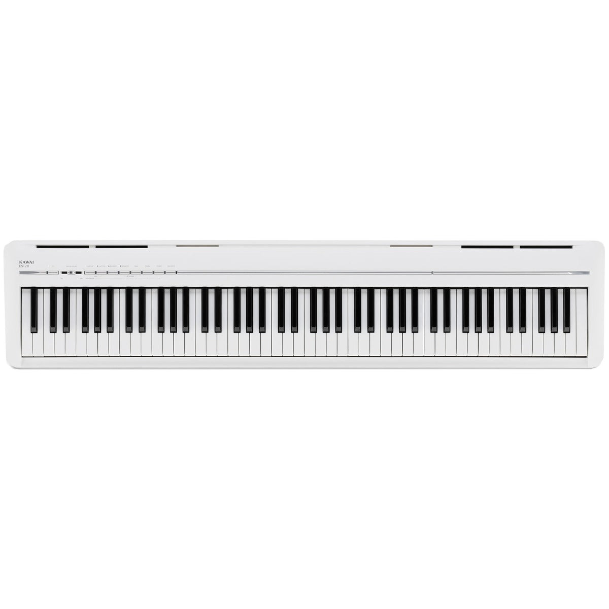 Kawai ES120 Portable Digital Piano - White KEY ESSENTIALS BUNDLE