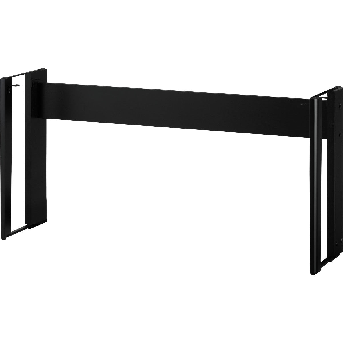 3/4 view of Kawai HM-5 Designer Stand - Black showing front, top and right side