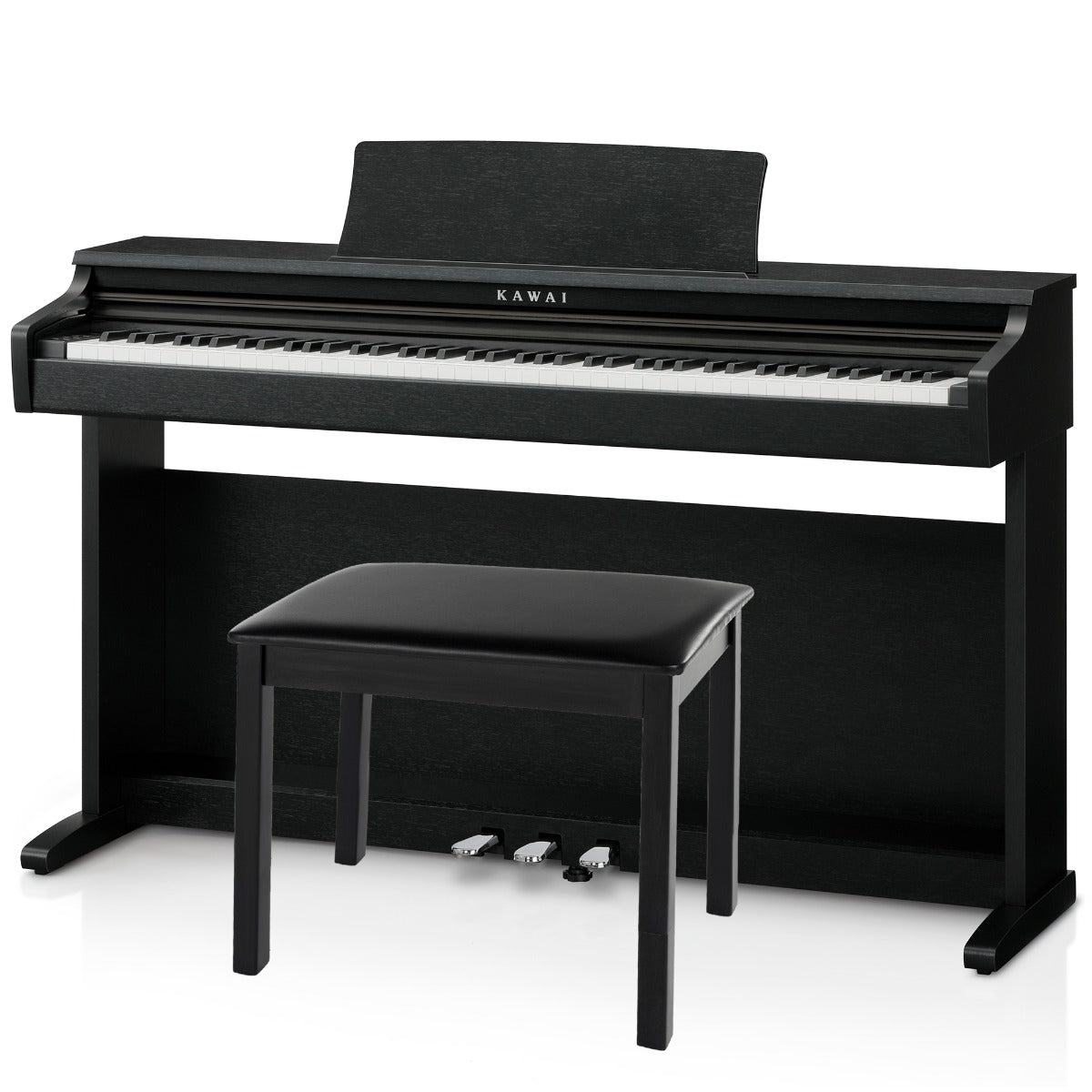 Image of Kawai KDP120 Digital Piano - Black with bench