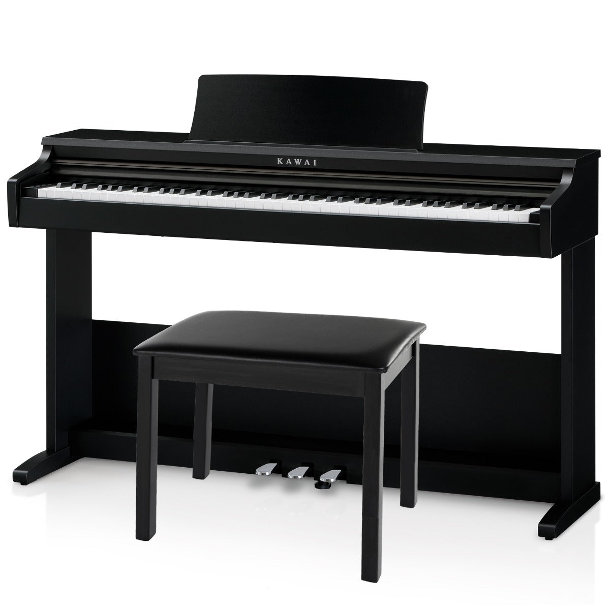 Image of Kawai KDP75 Digital Piano - Black with bench