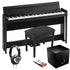 Collage of the Korg C1 AIR Digital Piano - Black COMPLETE HOME BUNDLE PLUS