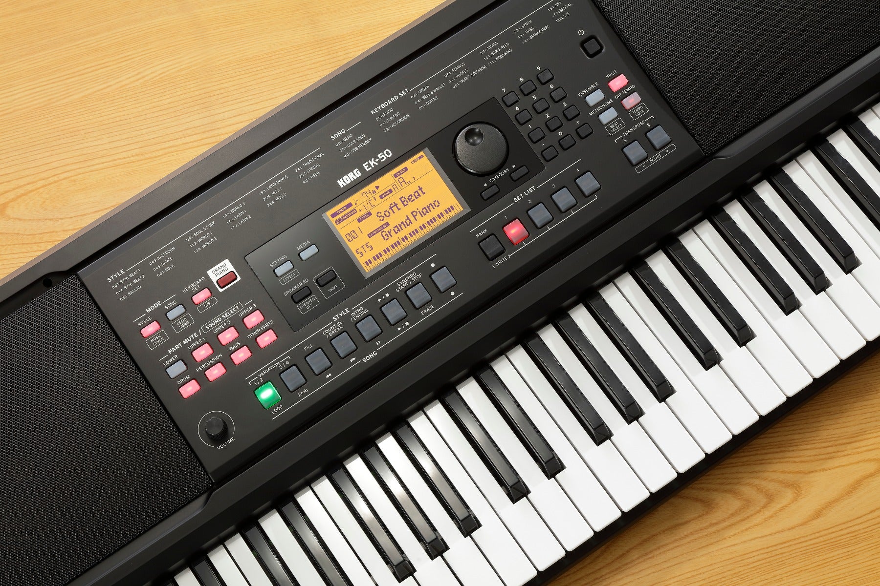 【良品】KORG エンターテイナー キーボード EK-50 EK-50 - ENTERTAINER KEYBOARD | KORG (USA)