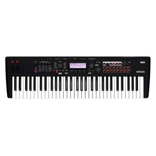Korg Kross 2 61 Music Workstation - Matte Black, view 1