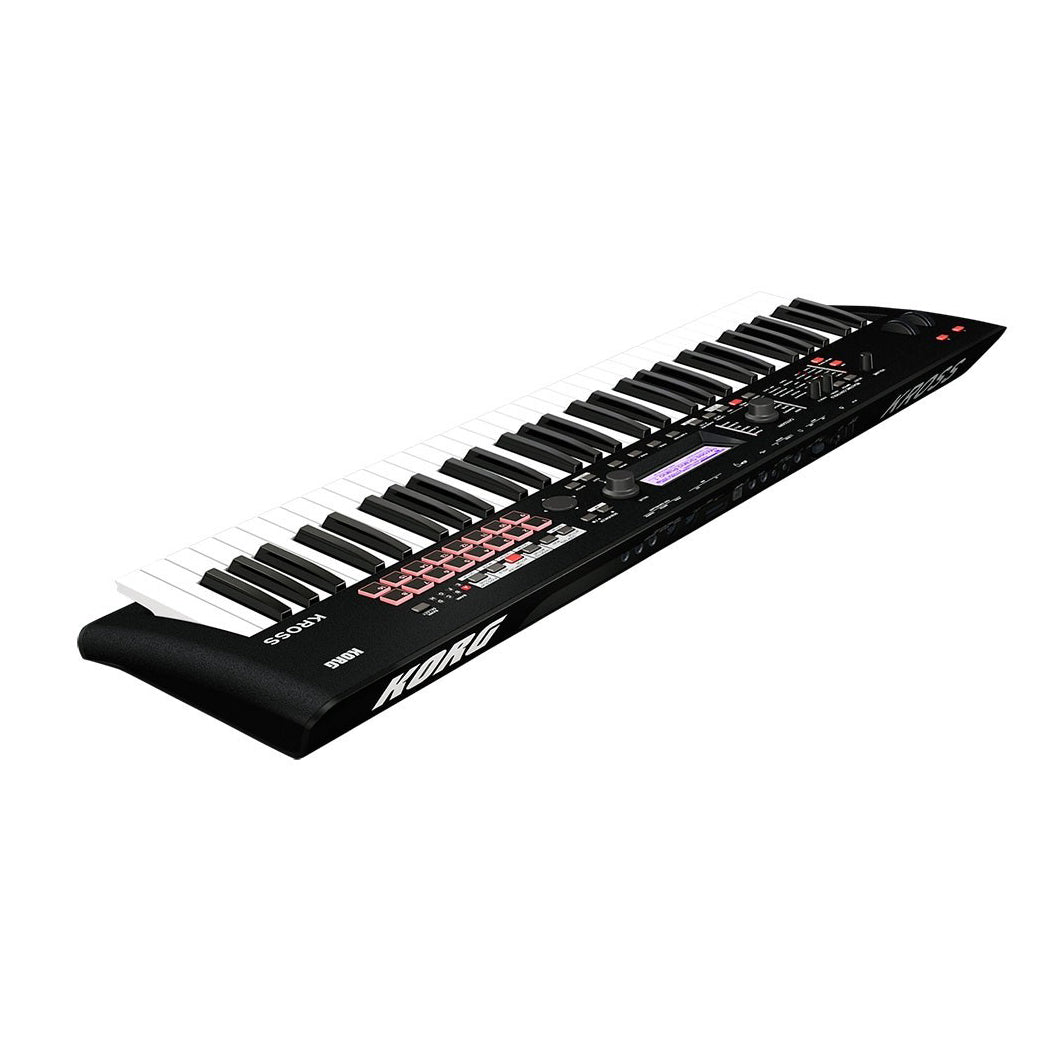 Korg Kross 2 61 Music Workstation - Matte Black, view 2