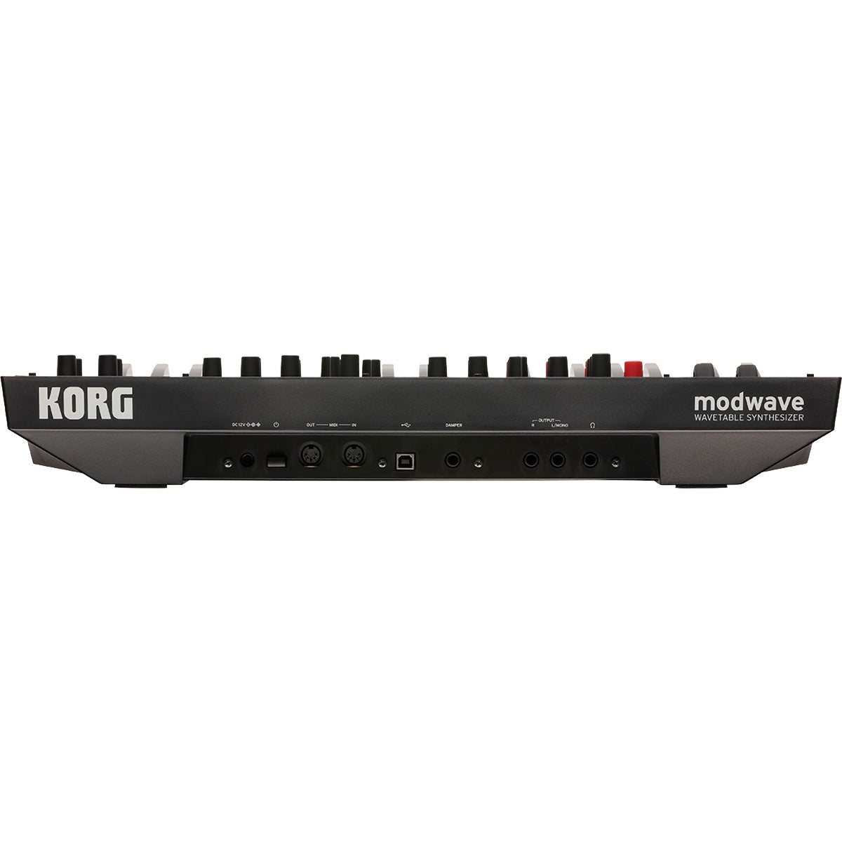 Rear view of Korg Modwave Wavetable Synthesizer