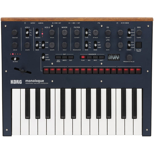 Korg Monologue Monophonic Analog Synthesizer - Blue