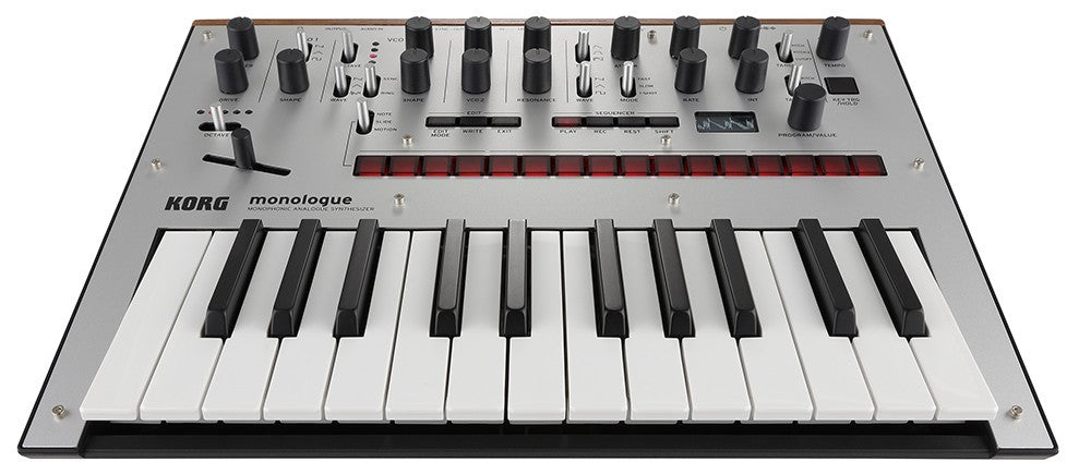 Korg Monologue Monophonic Analog Synthesizer - Silver CABLE KIT