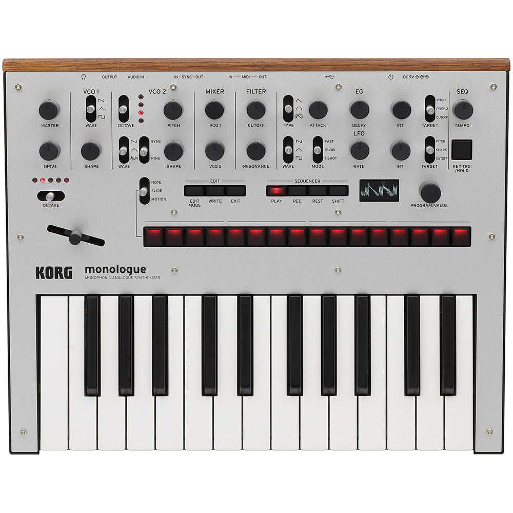 Korg Monologue Monophonic Analog Synthesizer - Silver