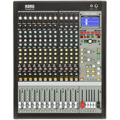 Korg Soundlink MW-1608 16-channel Hybrid Mixer, View 2