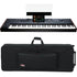Collage of the components in the Korg PA5X 76-key Professional Arranger Workstation Keyboard CARRY BAG KIT bundle
