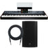 Collage of the components in the Korg PA5X 88-key Professional Arranger Workstation Keyboard MONITOR KIT bundle