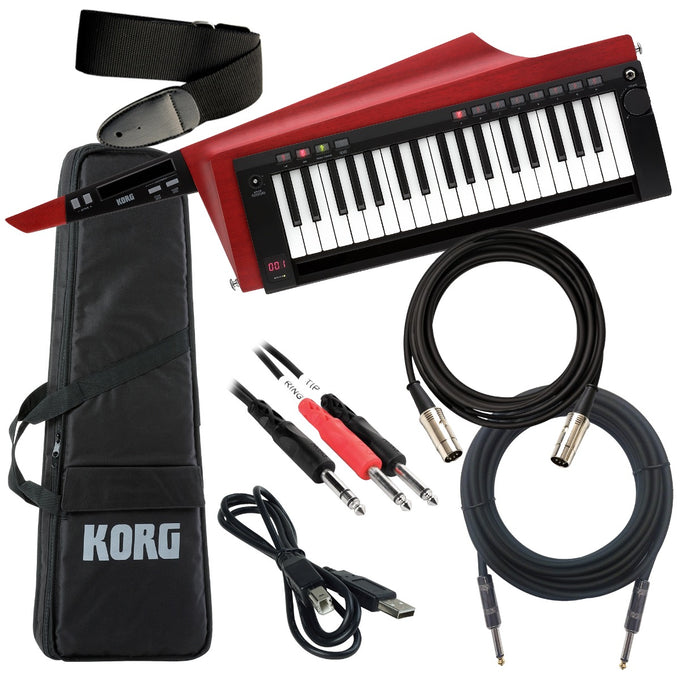 Korg RK-100S 2 Keytar - Translucent Red CABLE KIT – Kraft Music