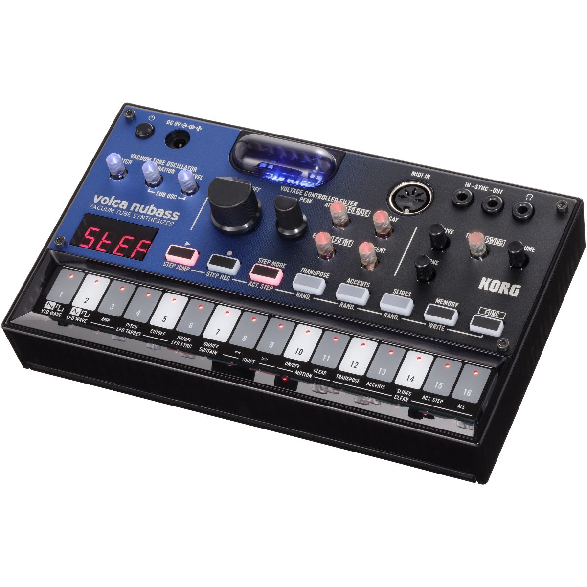 Korg Volca Nubass Vacuum Tube Synthesizer POWER & CABLE RIG