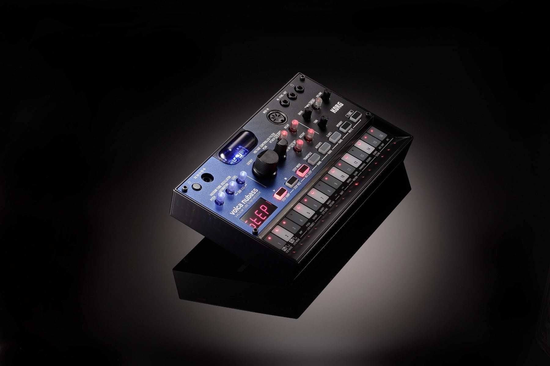 KORG Volca nubass 美品 Korg Volca Nubass Vacuum Tube Synthesizer POWER & CABLE RIG