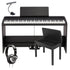 Korg B2SP Digital Piano with Stand - Black COMPLETE HOME BUNDLE