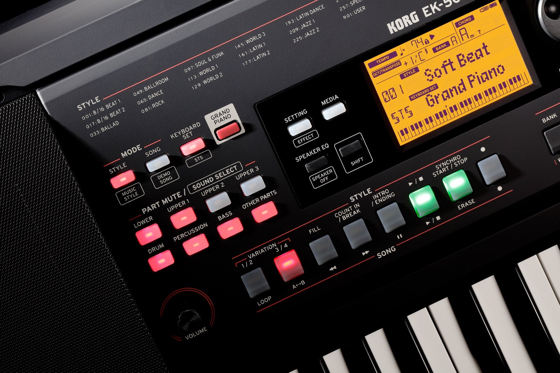 【良品】KORG エンターテイナー キーボード EK-50 f0b8b11ff005b5eef474e1c6e8248c