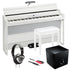 Image of the piano with the bundled accessories