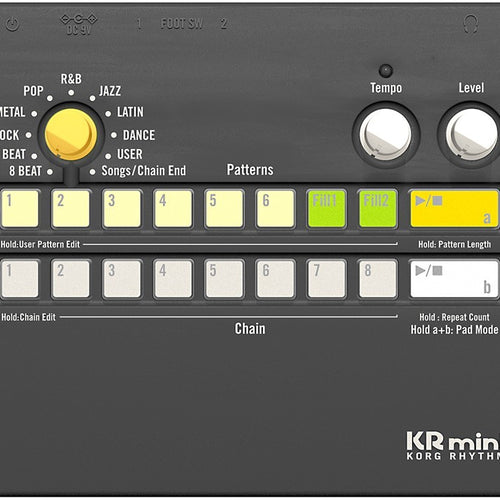 korg kr mini rhythm machine