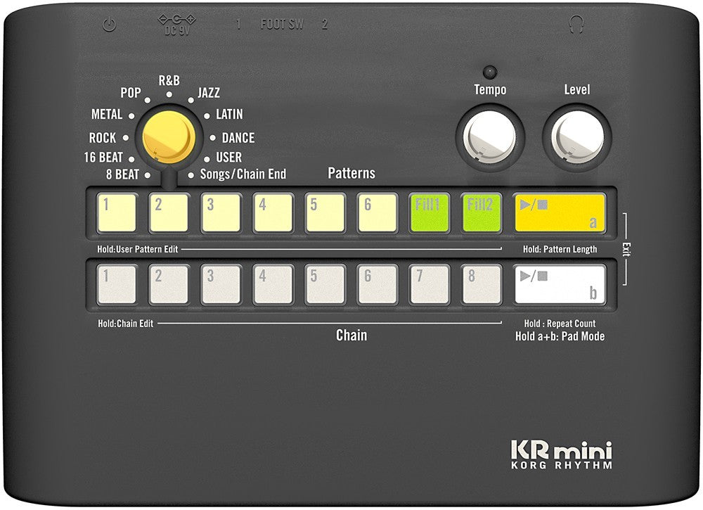 korg kr mini rhythm machine