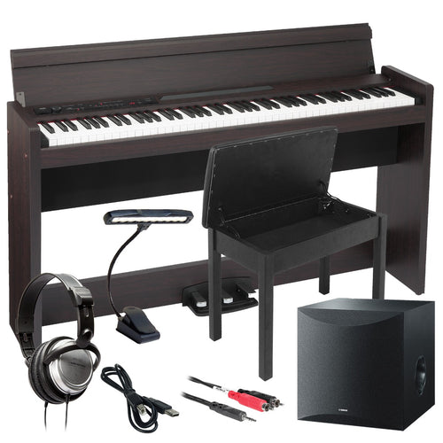 Korg LP-380U Digital Piano - Rosewood COMPLETE HOME BUNDLE PLUS
