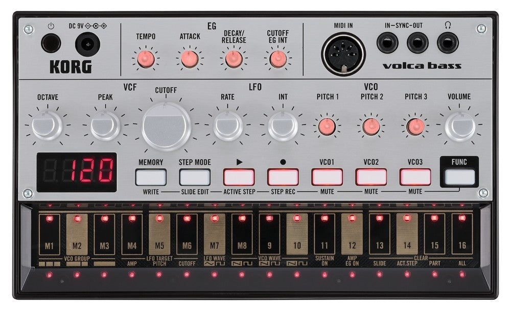 Korg Volca Bass Analog Bass Machine POWER KIT – Kraft Music