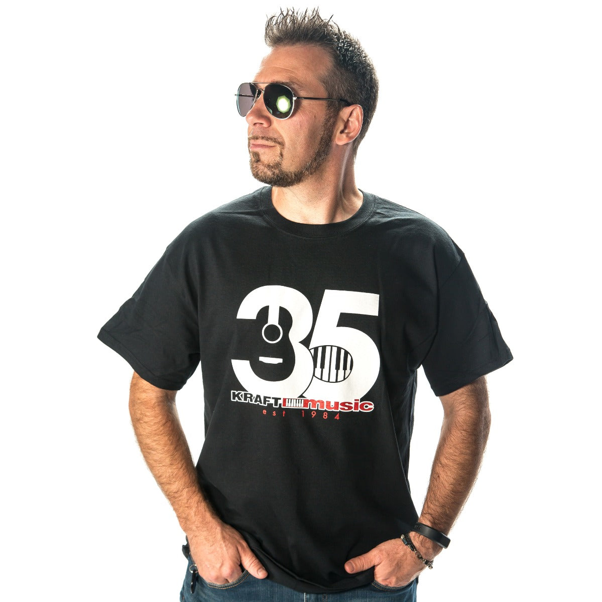 Kraft Music 35th Anniversary T-Shirt - Black