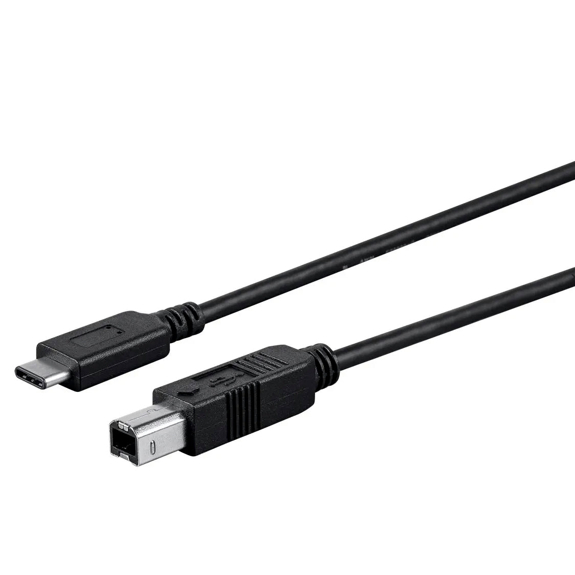 USB-C to USB-B Cable, 6.6ft - Black