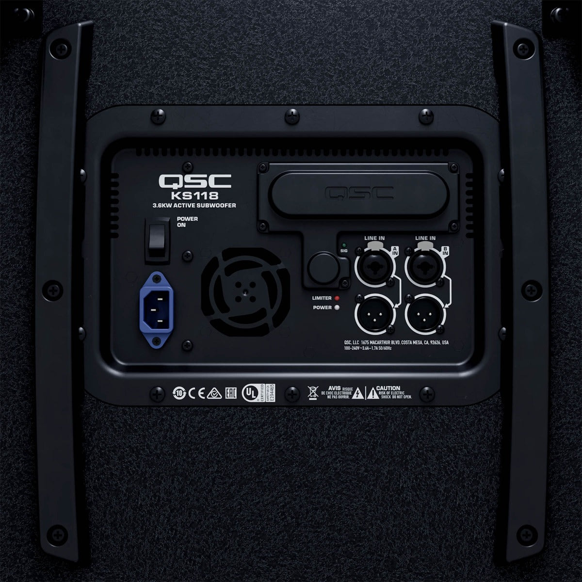 QSC KS118 Powered Subwoofer with KS118-CVR Cover – Kraft Music