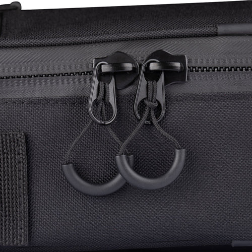 Detail image of Line 6 Pod Go Shoulder Bag showing water-resistant zipper