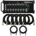 Collage image of the Mackie DL16S Wireless Digital Mixer CABLE KIT