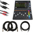 Collage image of the Mackie DLZ Creator Digital Podcasting/Streaming Mixer CABLE KIT