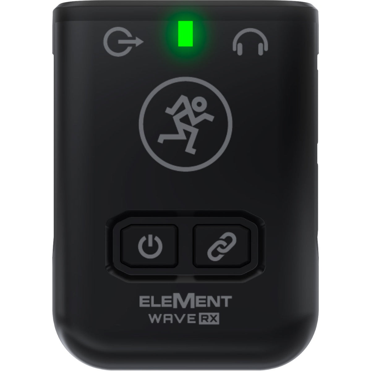 Front view of Mackie Element Wave LAV Wireless Microphone System receiver