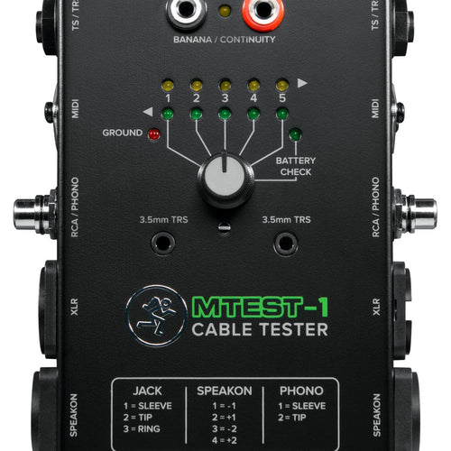 Mackie MTEST-1 Cable Tester