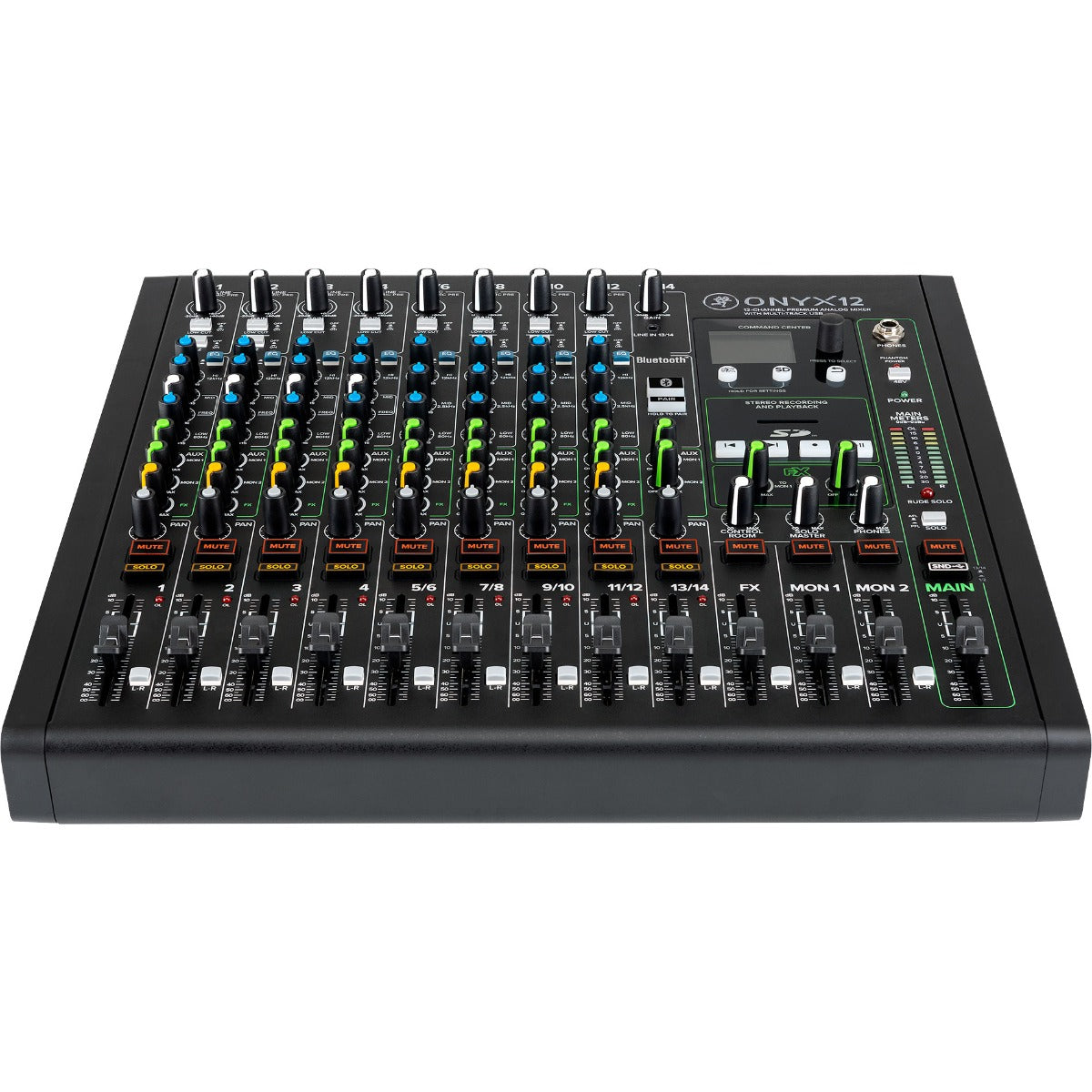 Mackie Onyx12 12-Channel Analog Mixer w/Multitrack USB CARRY BAG KIT –  Kraft Music
