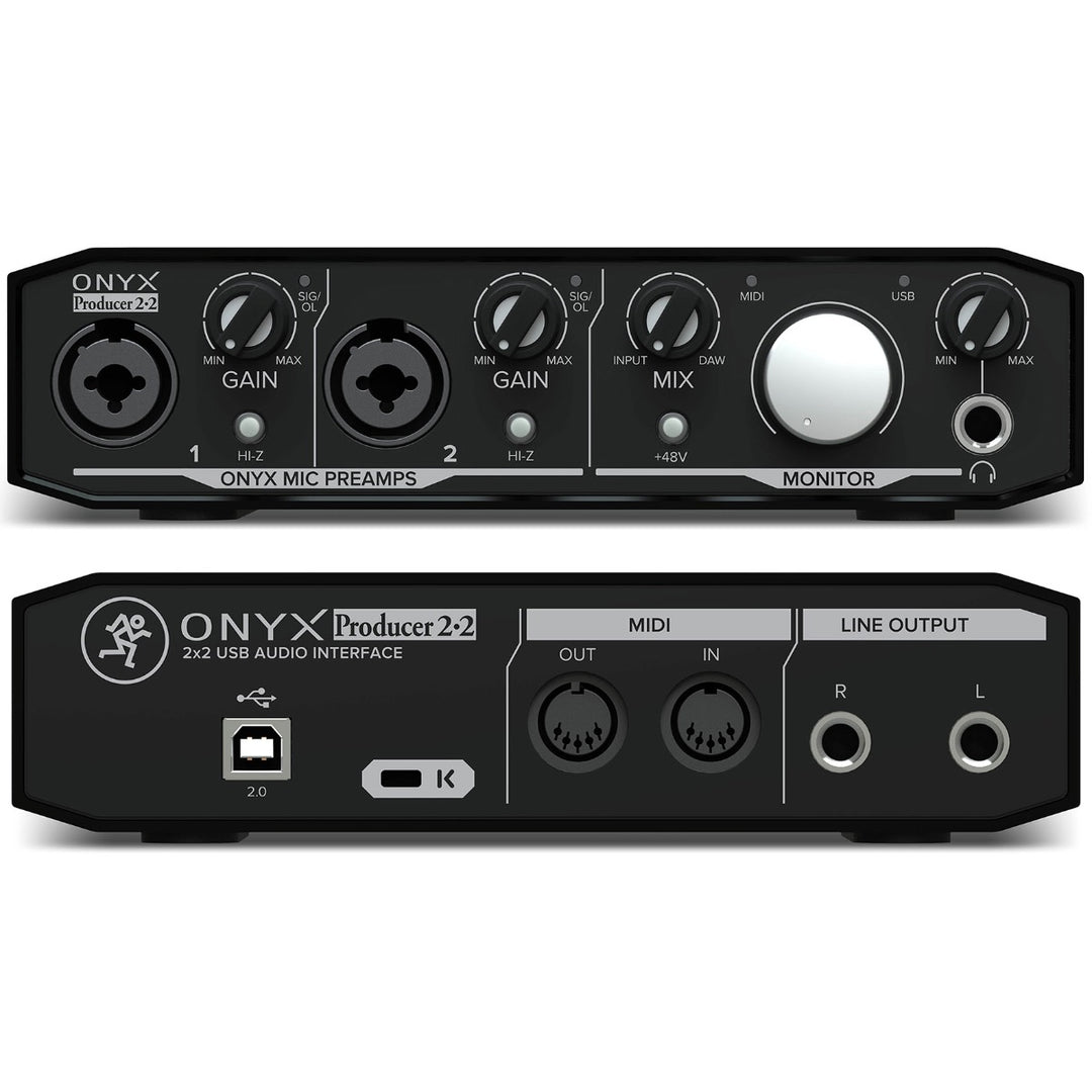 Mackie Producer Bundle with Audio Interface, Microphones and Headphone ...