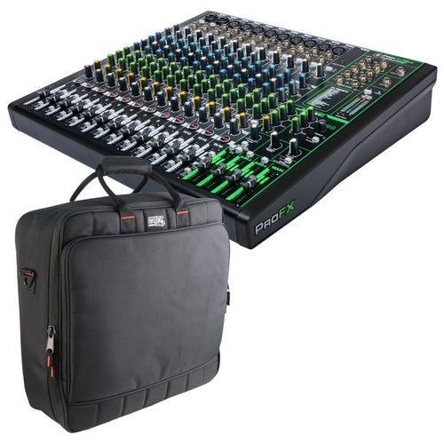 Mackie ProFX16v3 Effects Mixer with USB CARRY BAG KIT