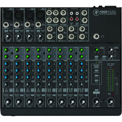 mackie 1202vlz4 12-channel compact mixer