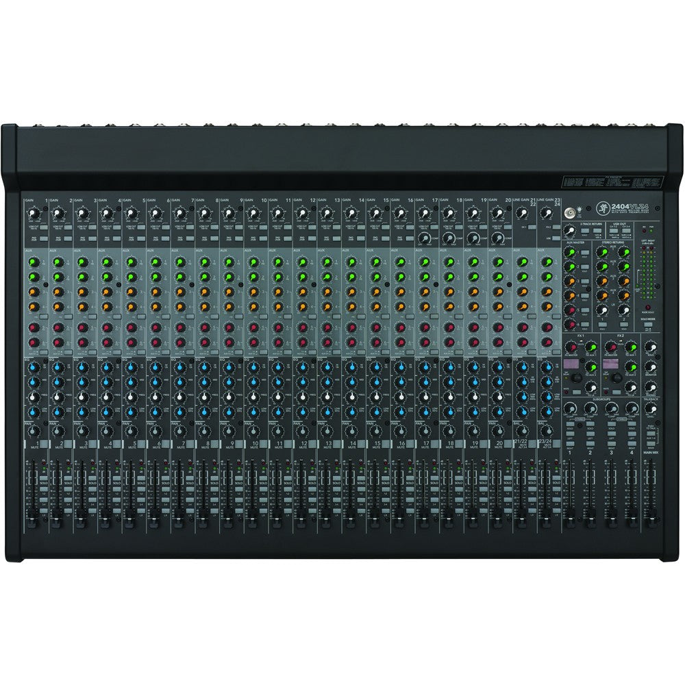 mackie 2404vlz4 24-channel 4-bus fx mixer with usb