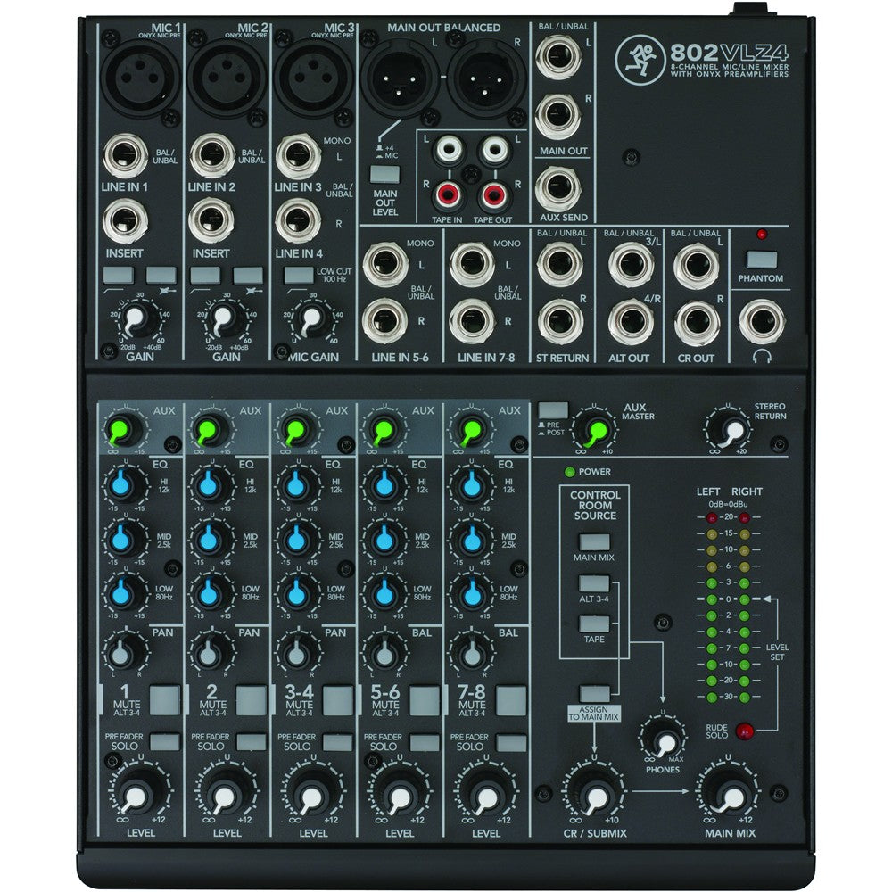 mackie 802vlz4 ultra compact mixer