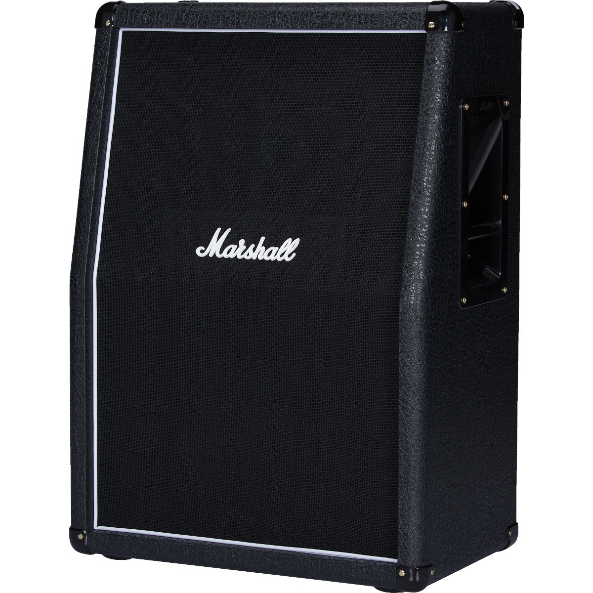 Perspective view of Marshall SC212 Studio Classic 2x12 Angled Speaker Cabinet showing front and right side